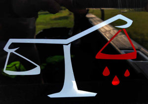 Scales of Justice Vinyl Decal
