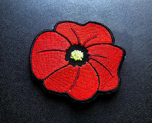 remembrance poppy patch