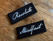Resolute/Steadfast Typography Set